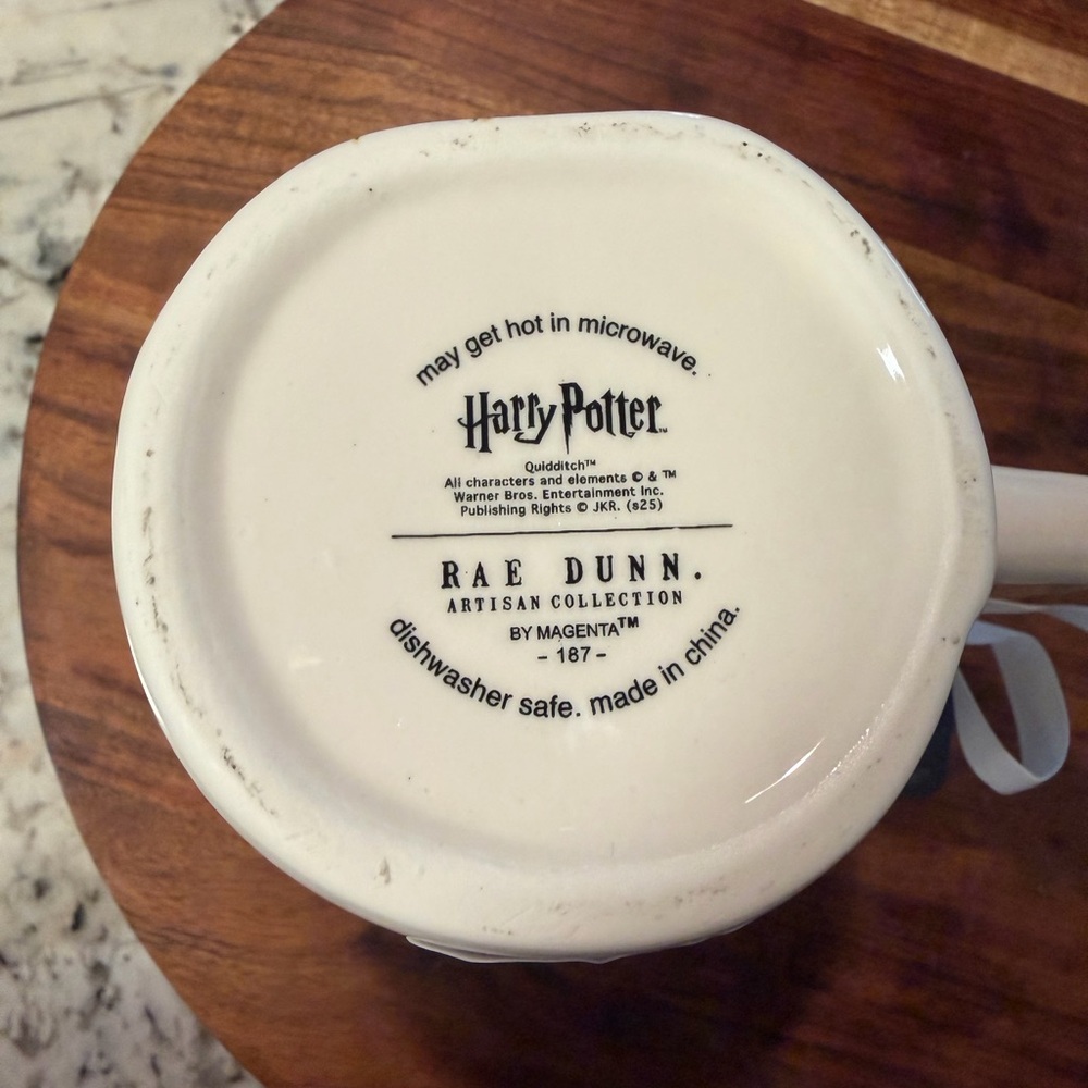 🪄 Rae Dunn x Harry Potter “Quidditch” Ceramic Mug - Picture 3 of 3